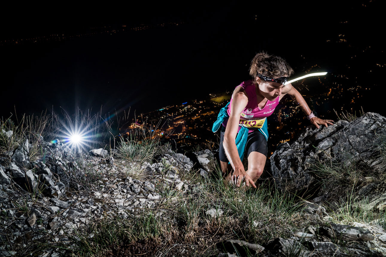 Silver medallist German Michelle Maier climbs to second. ©iancorless.com / SWS